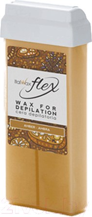 Изображение товара Воск для депиляции ItalWax Flex Янтарь в картридже (100г)