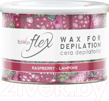 Изображение товара Воск для депиляции ItalWax Flex Малина в банке  (400г)