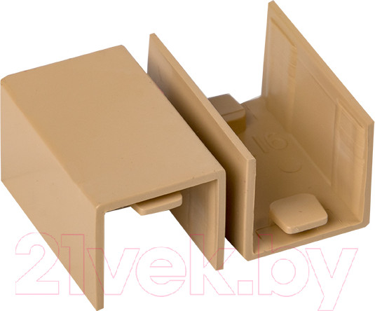 Изображение товара Накладка на стык для кабель-канала EKF Plast PROxima / conl-16-16x4 (светлое дерево)