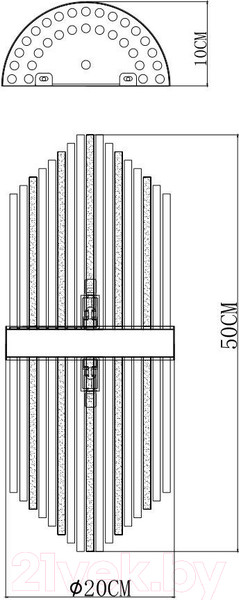 Изображение товара Бра Arte Lamp Acapulco A1007AP-2GO