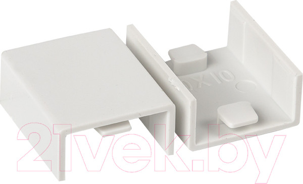 Изображение товара Накладка на стык для кабель-канала EKF Plast PROxima / conw-20-10x4 (белый)