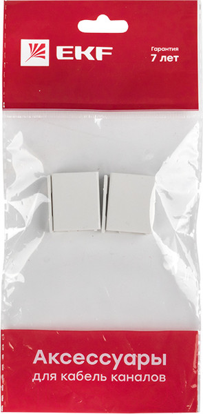Изображение товара Накладка на стык для кабель-канала EKF Plast PROxima / conw-20-10x4 (белый)