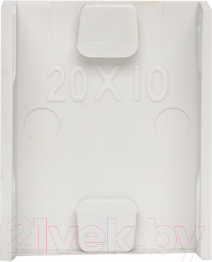 Изображение товара Накладка на стык для кабель-канала EKF Plast PROxima / conw-20-10x4 (белый)