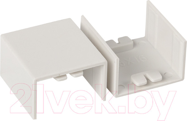 Изображение товара Накладка на стык для кабель-канала EKF Plast PROxima / conw-25-16x4 (белый)