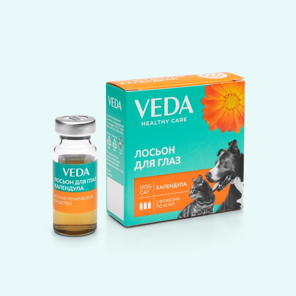 Изображение товара Лосьон для лечения глаз у животных Veda Календула / 3006432