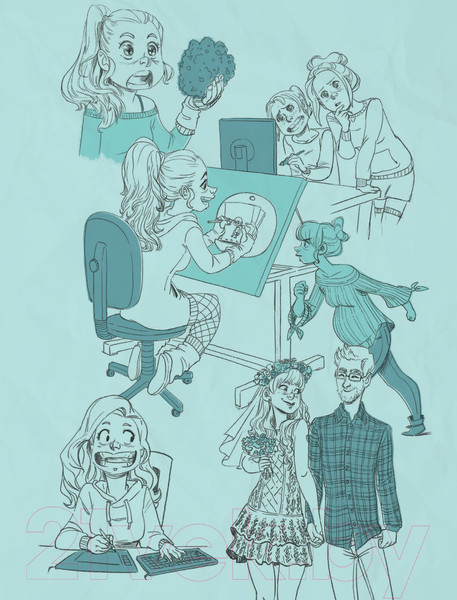 Изображение товара Книга Эксмо Скетчинг каждый день. 100+ упражнений (Грюневальд С.)