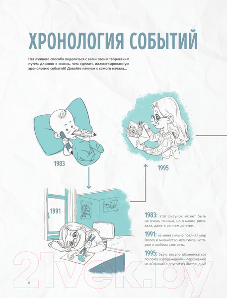 Изображение товара Книга Эксмо Скетчинг каждый день. 100+ упражнений (Грюневальд С.)