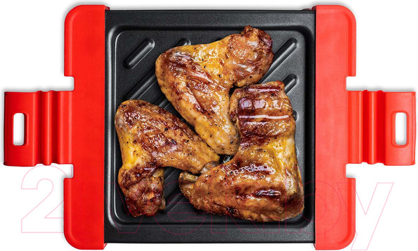 Изображение товара Форма-гриль для микроволновой печи Miku MK-GRL-RD (красный)