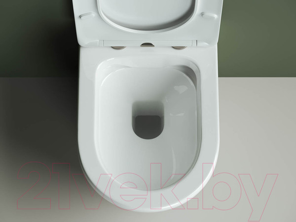 Изображение товара Унитаз подвесной с инсталляцией Ceramica Nova Rimless CN1804 + 38772001