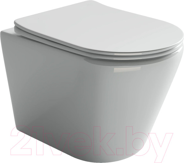 Изображение товара Унитаз подвесной с инсталляцией Ceramica Nova Rimless CN1804 + 38772001