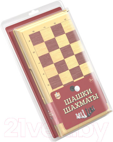 Изображение товара Набор настольных игр Десятое королевство Шашки-Шахматы / 03888