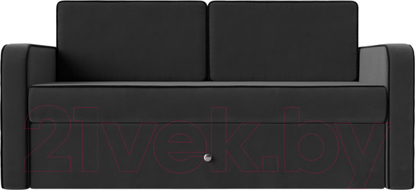 Изображение товара Тахта Лига Диванов Смарт 257 / 111843 (велюр серый/кант черный)