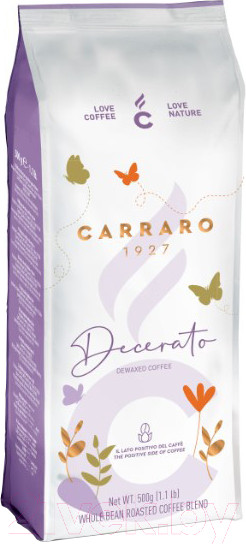Изображение товара Кофе в зернах Carraro Decerato (500г)