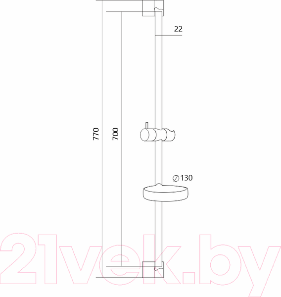 Изображение товара Душевая стойка Gross Aqua Loft GA298