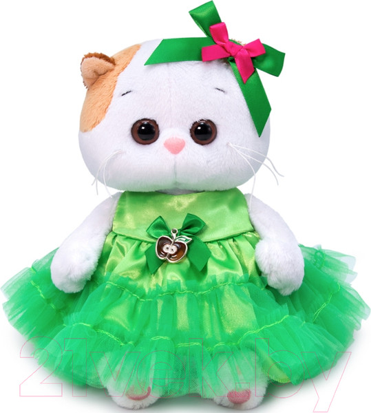 Изображение товара Мягкая игрушка Budi Basa Кошечка Ли-Ли Baby в платье с яблочком / LB-056