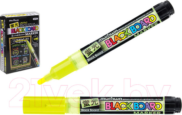 Изображение товара Маркер меловой MunHwa BM-08 (3мм, желтый)