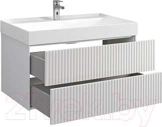 Изображение товара Тумба под умывальник Belux Сиртаки НП 100-02 (1, белый глянцевый)