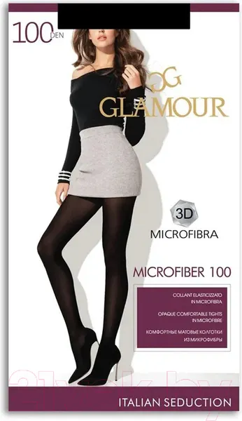 Изображение товара Колготки Glamour Microfiber 100 (р.3, nero)