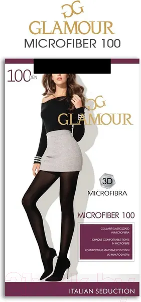 Изображение товара Колготки Glamour Microfiber 100 (р.3, nero)