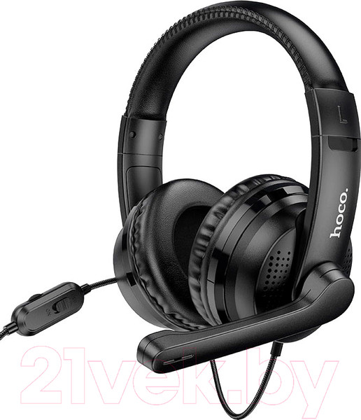 Изображение товара Наушники-гарнитура Hoco W103 (черный)