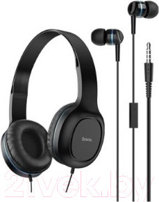 Изображение товара Наушники-гарнитура Hoco W24 (синий)