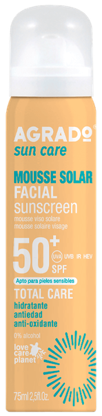 Изображение товара Крем солнцезащитный Agrado Facial Sunscreen Mousse SPF 50+ (75мл)