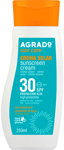 Изображение товара Крем солнцезащитный Agrado Sunscreen Cream SPF30 (250мл)