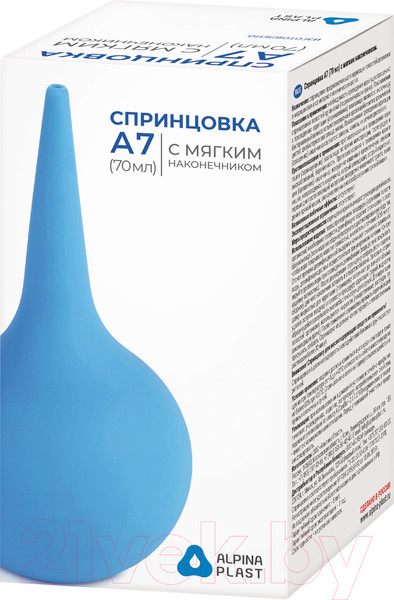 Изображение товара Спринцовка Альпина Пласт Тип А №7 (70мл)