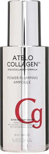 Изображение товара Сыворотка для лица Missha Atelo Collagen 500 Power Plumping Ampoule (50мл)