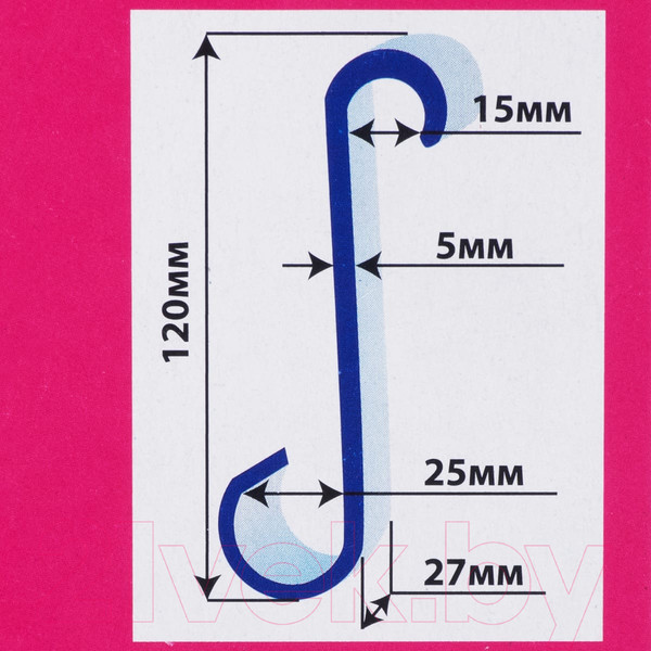 Изображение товара Крючок для ванной Primanova M-B26-07 (серый)