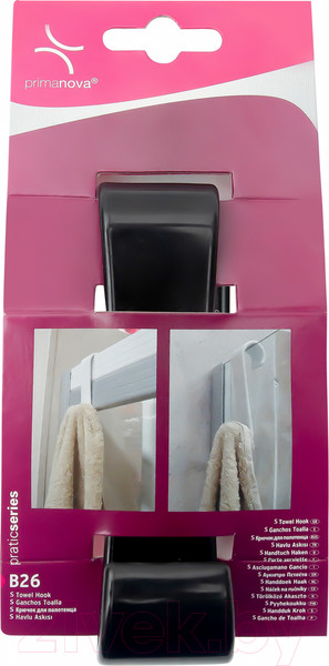 Изображение товара Крючок для ванной Primanova M-B26-06 (черный)
