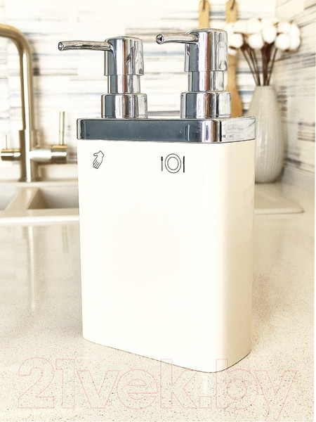 Изображение товара Дозатор моющего средства Primanova M-E11-09 (бежевый)