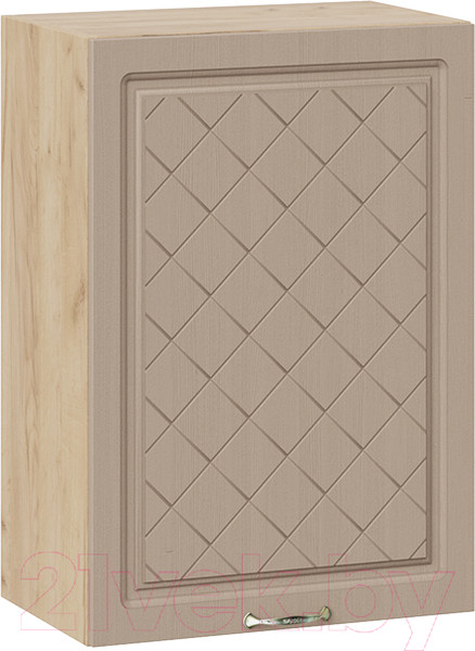 Изображение товара Шкаф навесной для кухни ТриЯ Бьянка 1В5 (дуб крафт золотой/дуб кофе)