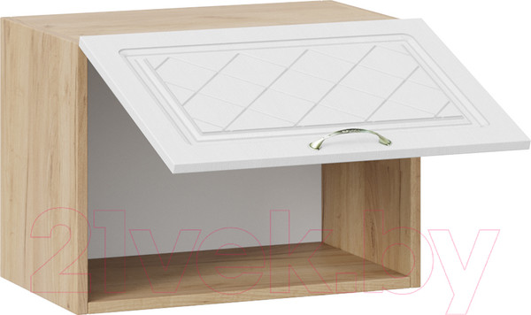 Изображение товара Шкаф навесной для кухни ТриЯ Бьянка 1В5Г (дуб крафт золотой/дуб белый)