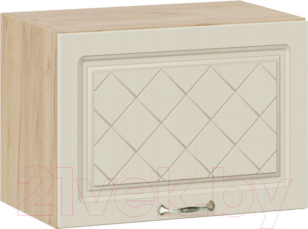 Изображение товара Шкаф навесной для кухни ТриЯ Бьянка 1В5Г (дуб крафт золотой/дуб ваниль)