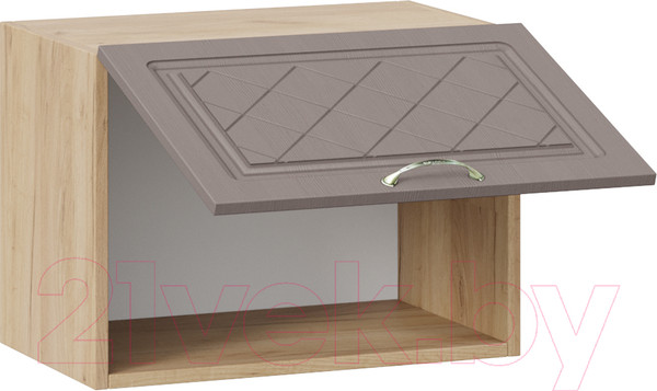 Изображение товара Шкаф навесной для кухни ТриЯ Бьянка 1В5Г (дуб крафт золотой/дуб серый)