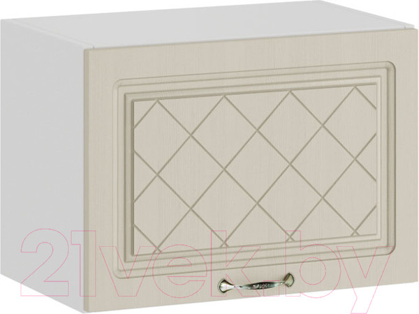 Изображение товара Шкаф навесной для кухни ТриЯ Бьянка 1В5Г (белый/дуб ваниль)