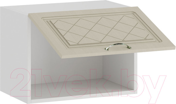 Изображение товара Шкаф навесной для кухни ТриЯ Бьянка 1В5Г (белый/дуб ваниль)