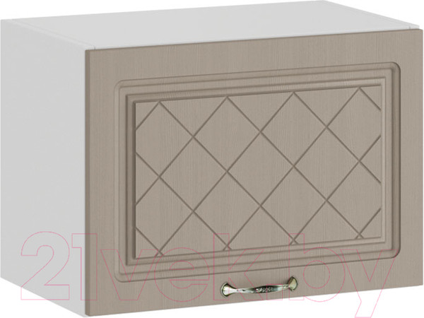 Изображение товара Шкаф навесной для кухни ТриЯ Бьянка 1В5Г (белый/дуб кофе)