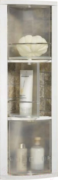 Изображение товара Шкаф для ванной Primanova M-S01-16 (прозрачный/натуральный)