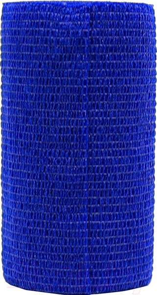 Изображение товара Бинт для животных VETЗабота Ветеринарный самофиксирующийся 10x450см (синий)