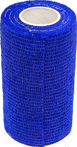 Изображение товара Бинт для животных VETЗабота Ветеринарный самофиксирующийся 10x450см (синий)