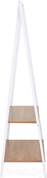 Изображение товара Стойка для одежды AksHome Capella (белый/коричневый)