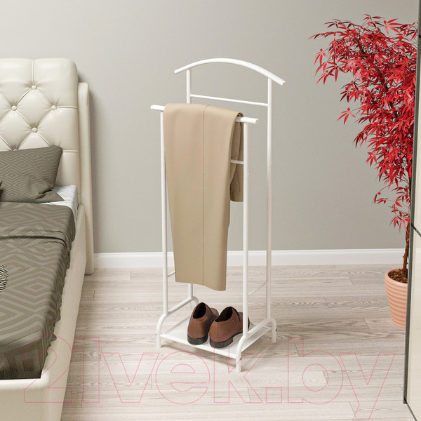 Изображение товара Стойка для одежды ЗМИ Римини 2 / ВКР2 Б (белый)