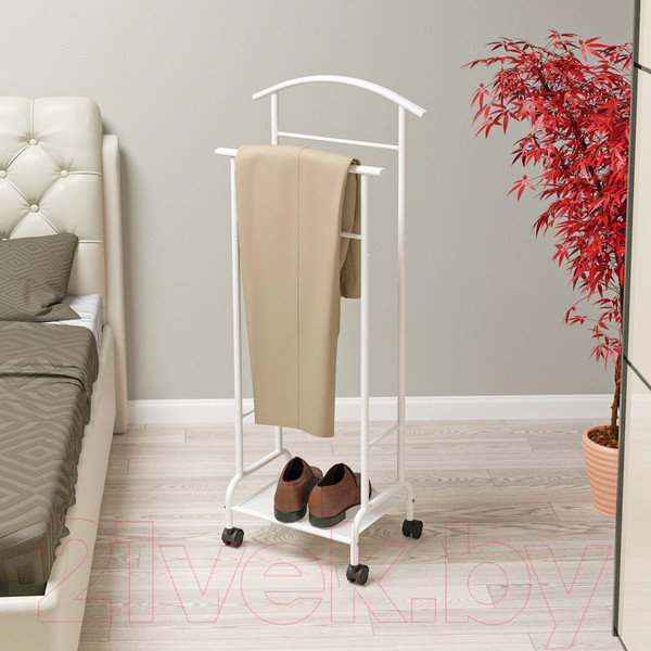 Изображение товара Стойка для одежды ЗМИ Римини 2М ВКР2М (белый)