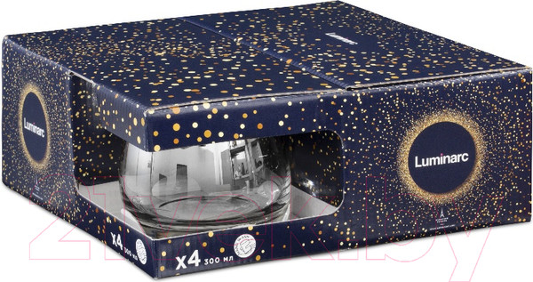 Изображение товара Набор стаканов Luminarc Серебряная Дымка 10O0096 (4шт)