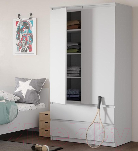 Изображение товара Шкаф MySTAR Сноули 900 ИВ-121.06 (белый)