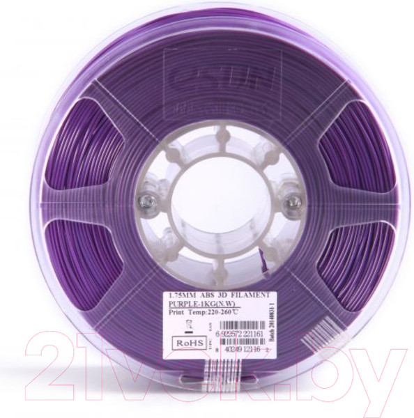 Изображение товара Пластик для 3D-печати eSUN ABS / т0025322 (1.75мм, 1кг, фиолетовый)