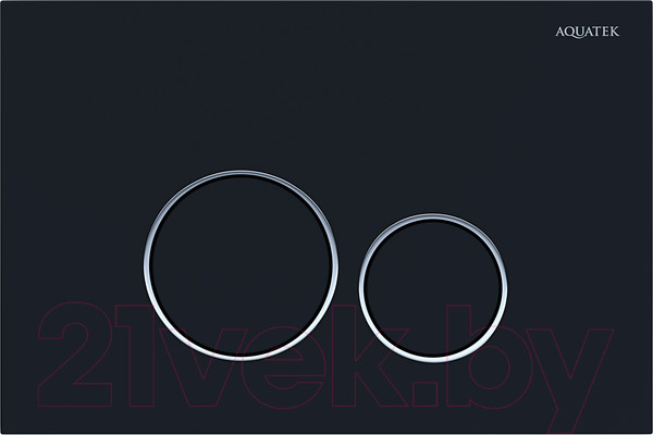 Изображение товара Кнопка для инсталляции Aquatek KDI-0000020 (черный матовый)