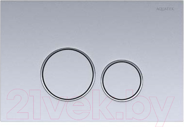 Изображение товара Кнопка для инсталляции Aquatek KDI-0000019 (хром матовый)